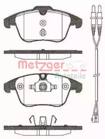 Комплект тормозных колодок (METZGER: 1170773)