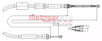 Трос (METZGER: 1281P1)