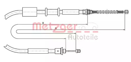 Трос (METZGER: 1281P2)