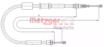 Трос (METZGER: 1281P4)