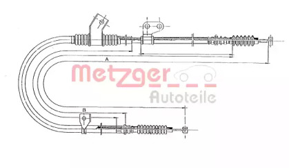 Трос (METZGER: 17.0572)