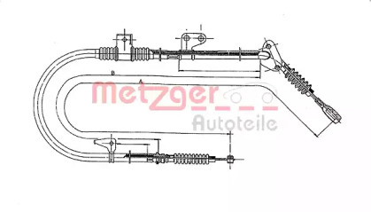 Трос (METZGER: 17.0582)