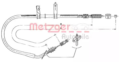 Трос (METZGER: 17.067)