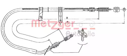 Трос (METZGER: 17.068)