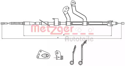 Трос (METZGER: 17.2580)