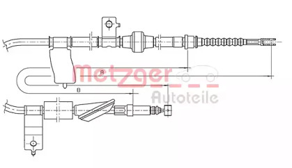 Трос (METZGER: 17.4017)