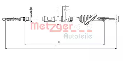 Трос (METZGER: 17.5020)