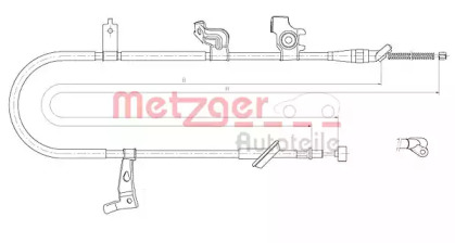 Трос (METZGER: 17.5060)