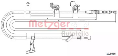 Трос (METZGER: 17.5066)