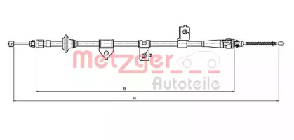 Трос (METZGER: 17.6026)