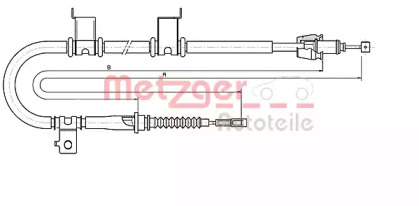 Трос (METZGER: 17.6052)