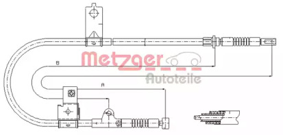 Трос (METZGER: 17.0004)