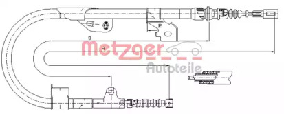 Трос (METZGER: 17.0113)