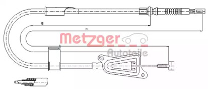 Трос (METZGER: 17.0123)