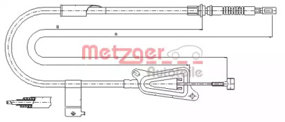 Трос (METZGER: 17.0125)