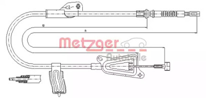 Трос (METZGER: 17.0126)