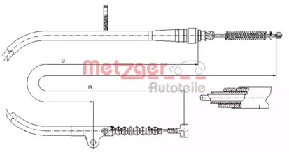 Трос (METZGER: 17.0202)