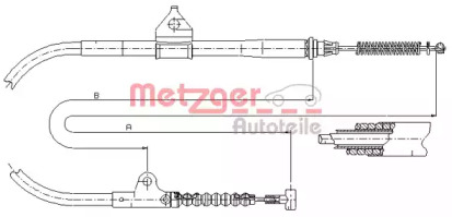 Трос (METZGER: 17.0203)