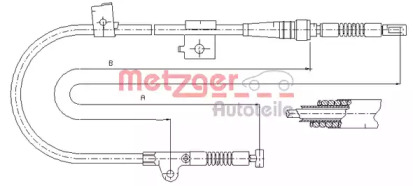 Трос (METZGER: 17.0216)