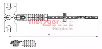 Трос (METZGER: 17.0221)