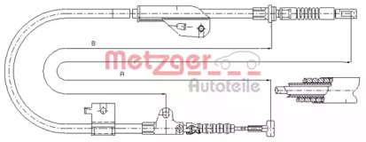 Трос (METZGER: 17.0236)