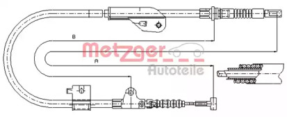 Трос (METZGER: 17.0238)