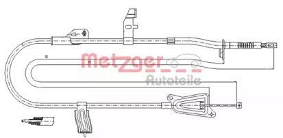 Трос (METZGER: 17.0247)