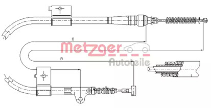 Трос (METZGER: 17.0332)