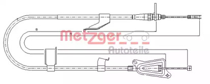 Трос (METZGER: 17.0335)