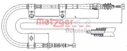 Трос (METZGER: 17.0578)