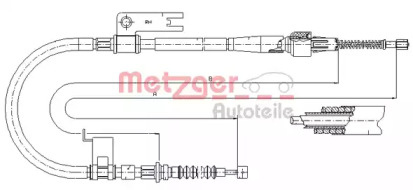 Трос (METZGER: 17.0588)