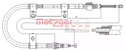 Трос (METZGER: 17.0590)