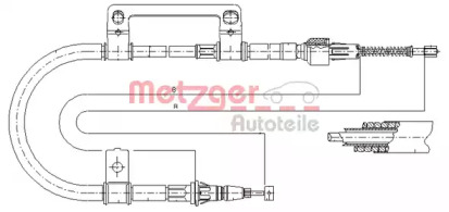 Трос (METZGER: 17.0591)