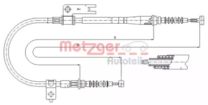 Трос (METZGER: 17.0595)