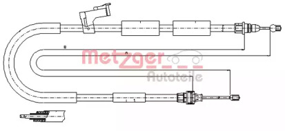 Трос (METZGER: 17.0684)