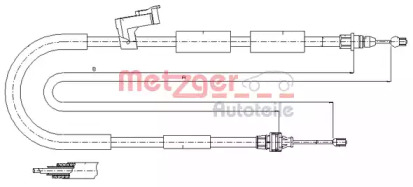 Трос (METZGER: 17.0685)