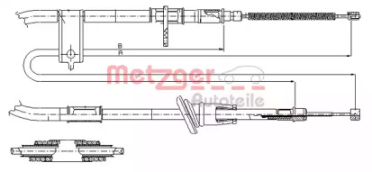 Трос (METZGER: 17.2512)