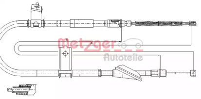 Трос (METZGER: 17.2515)