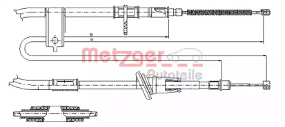 Трос (METZGER: 17.2519)