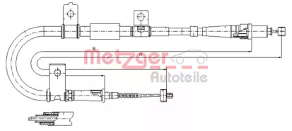 Трос (METZGER: 17.2551)