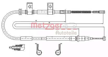 Трос (METZGER: 17.3502)