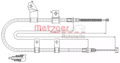 Трос (METZGER: 17.3504)