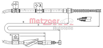 Трос (METZGER: 17.4034)