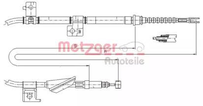 Трос (METZGER: 17.4035)