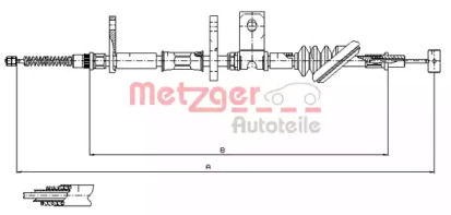 Трос (METZGER: 17.5021)