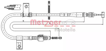 Трос (METZGER: 17.5040)