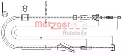 Трос (METZGER: 17.5045)