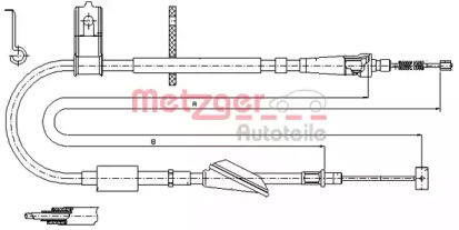 Трос (METZGER: 17.5046)