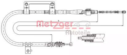 Трос (METZGER: 17.6041)