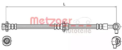 Шлангопровод (METZGER: 4110131)